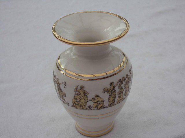 Image 2 of CORFU Vase with 24k Gold