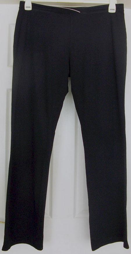 Preview of the first image of LADIES DARK NAVY BLUE TRACKSUIT BOTTOMS BY M&S - SZ 16 B1.