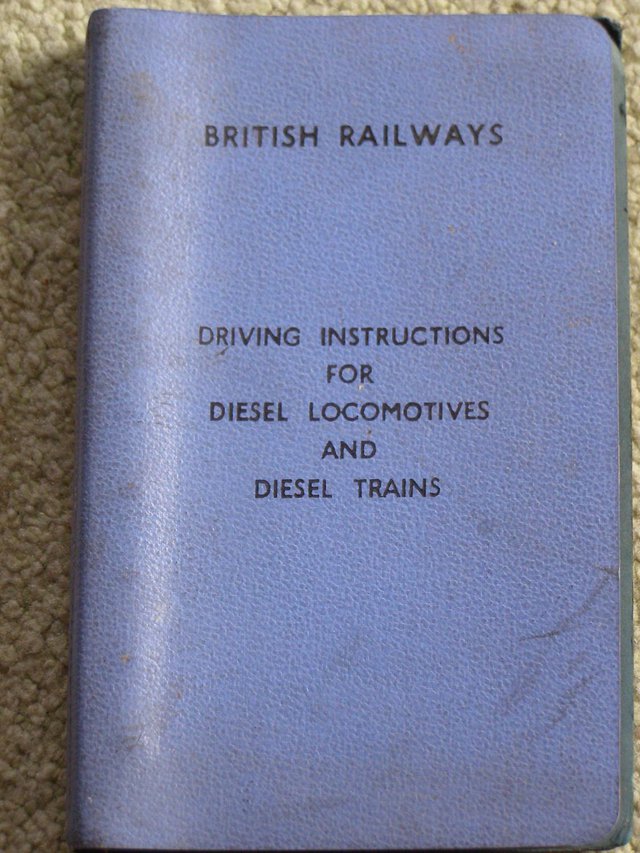 Preview of the first image of Rare Driving Instructions - Peak Diesels etc (Incl P&P).