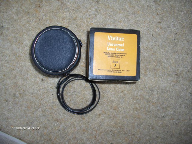 Preview of the first image of Vivitar Universal Lens Case Size A.