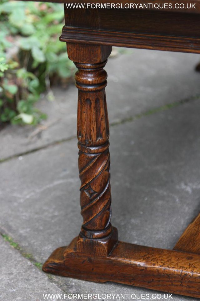 Image 18 of TITCHMARSH GOODWIN MAPLE OAK SIDE LAMP PHONE COFFEE TABLE