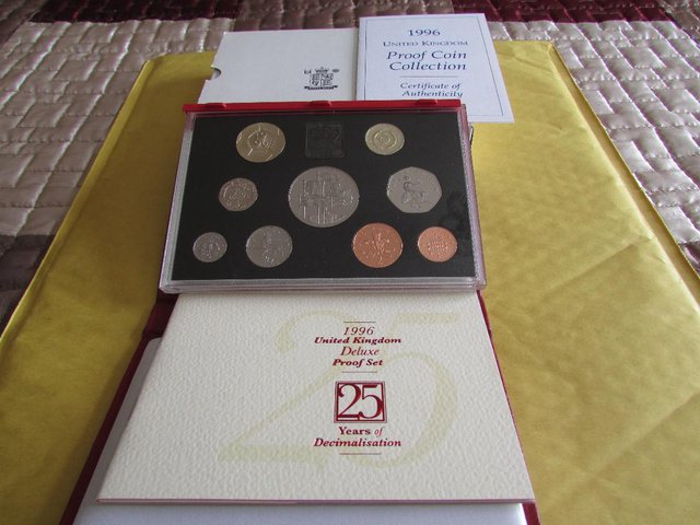 Image 2 of 1996 ROYAL MINT DELUXE PROOF SET.