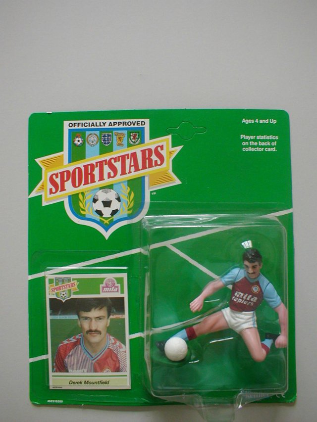 Preview of the first image of Kenner Sportstars 4" Football Figs, Aston Villa, 2024 Deal.