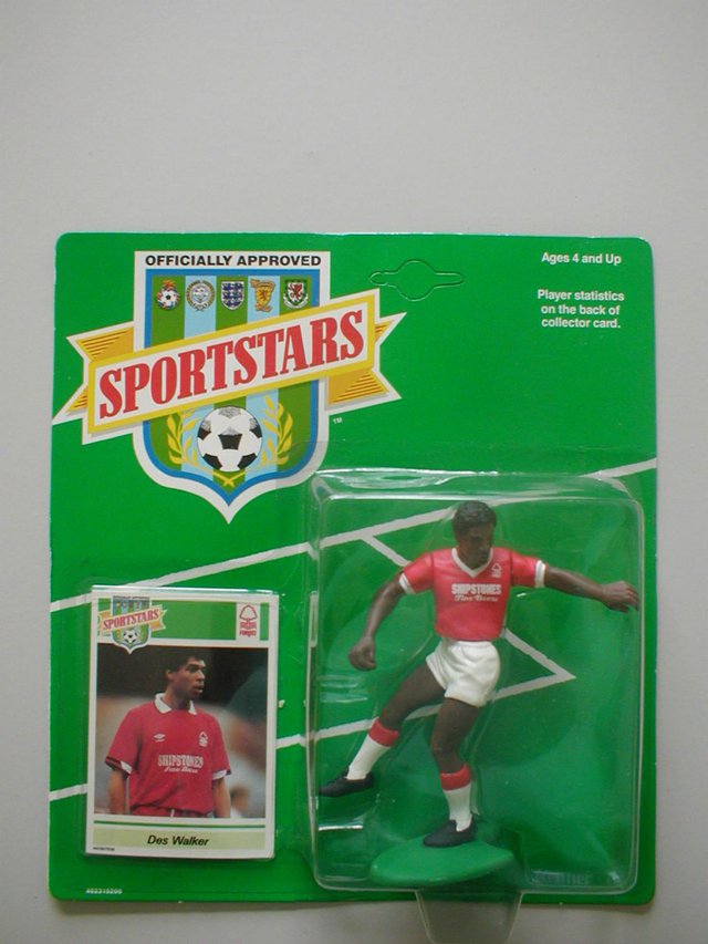 Preview of the first image of Kenner Sportstars 4" Football Figs, Notts Forest, 2024 Deal..