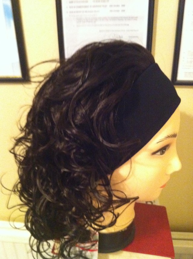 Image 2 of Curly Hair Band wig