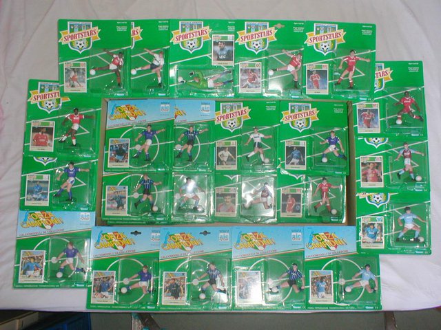 Preview of the first image of Kenner Sportstars 4" Football Figures x 72, Euro 2024 !.