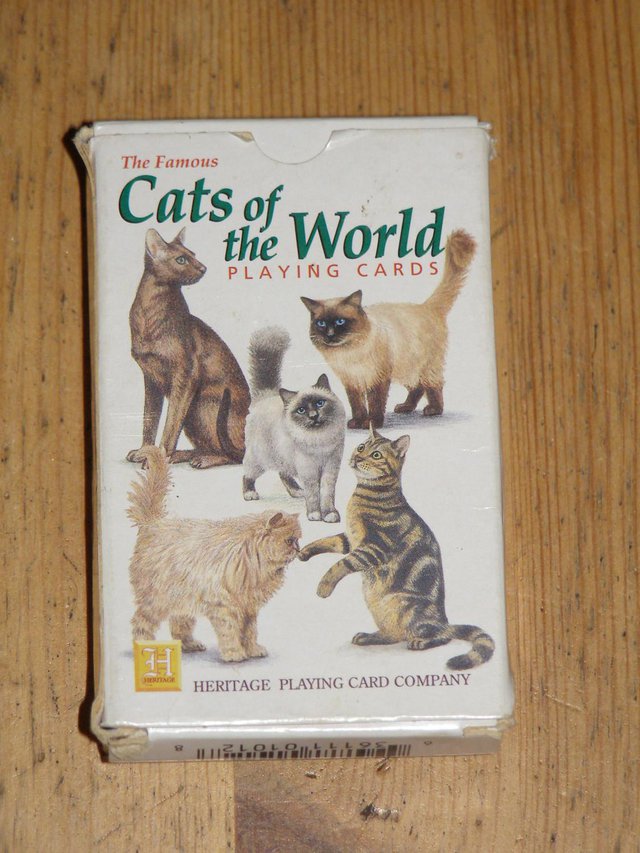 Preview of the first image of Cats of the world Cards (incl P&P).