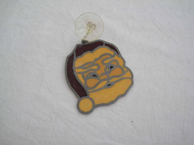 Image 2 of Stained glass hanger -Santa