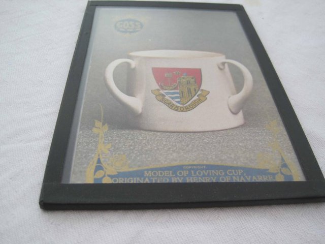 Image 2 of Goss postcard with a LOVING CUP