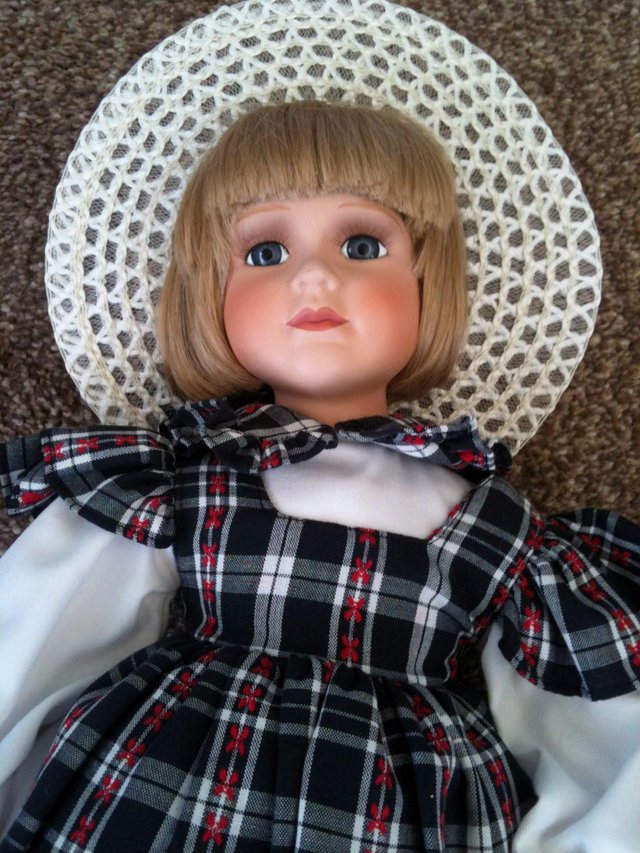 Image 3 of Porcelain Alberon doll  "ELAINE"  approx "20" high
