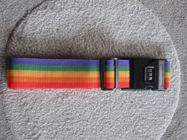 Preview of the first image of Lockable Luggage Strap (Incl P&P).