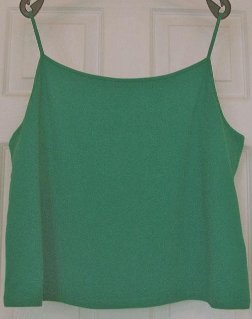 Preview of the first image of GORGEOUS LADIES GREEN VEST TOP BY BON MARCHE SZ XL B4.