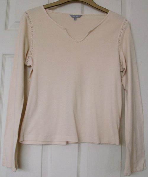 Preview of the first image of GORGEOUS WOMENS LONG SLEEVE TOP BY PER UNA - SZ 12 B4.