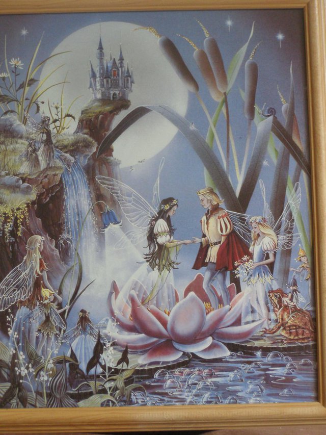 Preview of the first image of Large framed Fairy Picture.