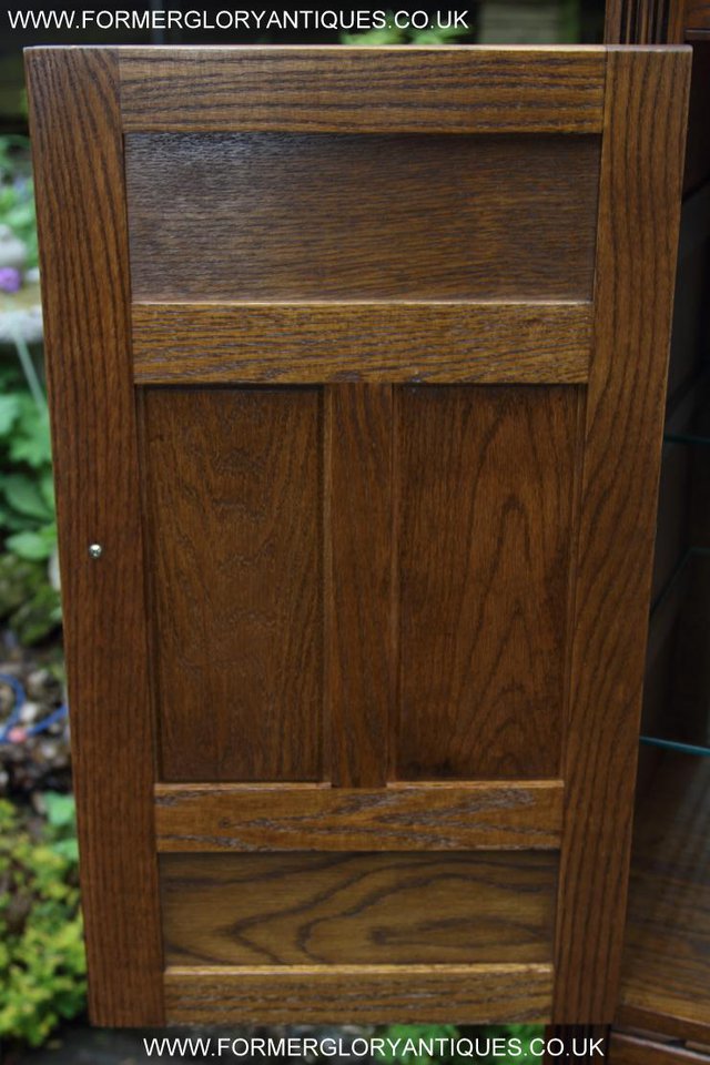 Image 35 of AN OLD CHARM LIGHT OAK WINE DRINKS COCKTAIL CABINET CUPBOARD