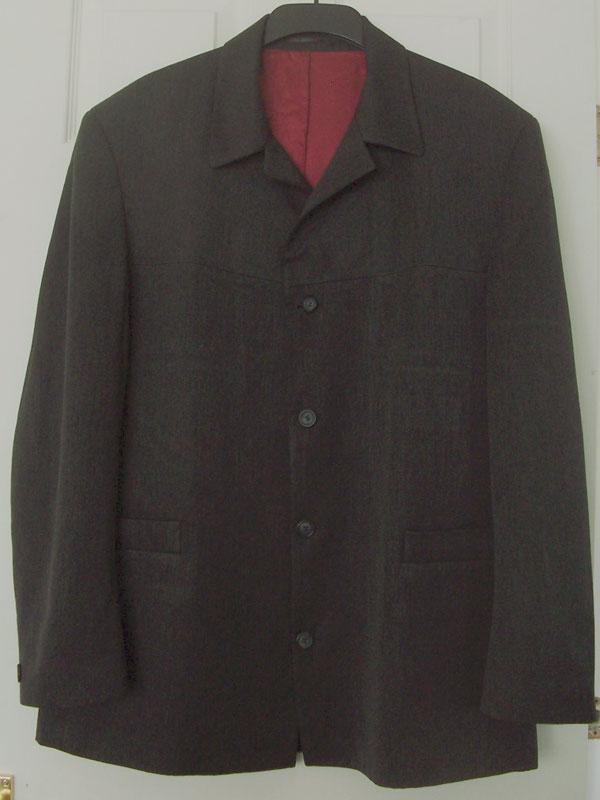 Preview of the first image of MENS DARK GREY FORMAL JACKET BY COPPERSTONE - 46" CHEST B5.