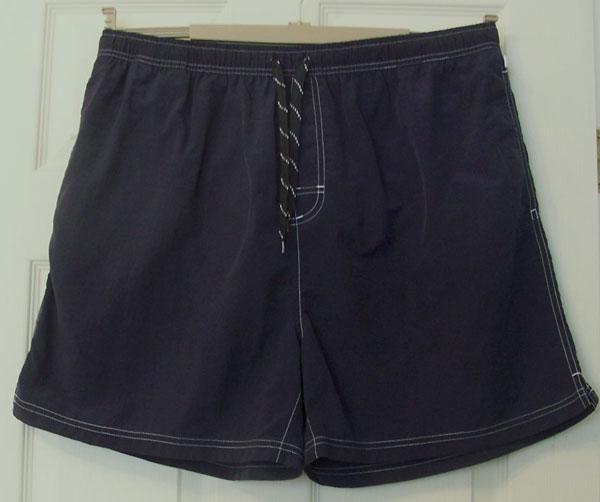Preview of the first image of MENS NAVY PULL ON SHORTS BY GEORGE - SZ XL B5.