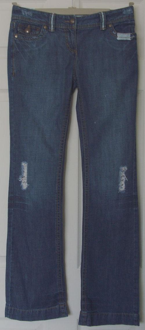 Preview of the first image of GORGEOUS LADIES DENIM JEANS BY NEXT SZ 8L B6.