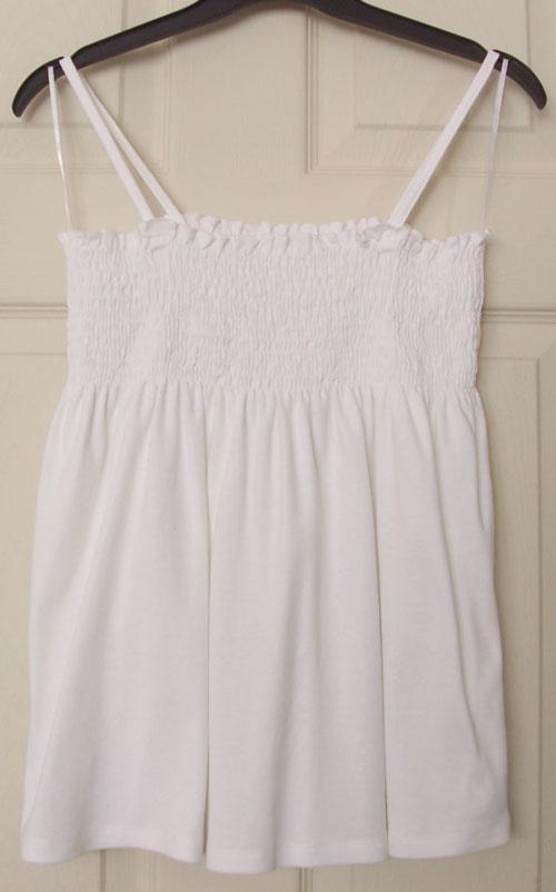 Preview of the first image of PRETTY LADIES WHITE TOP BY NEXT - SZ 10 B6.