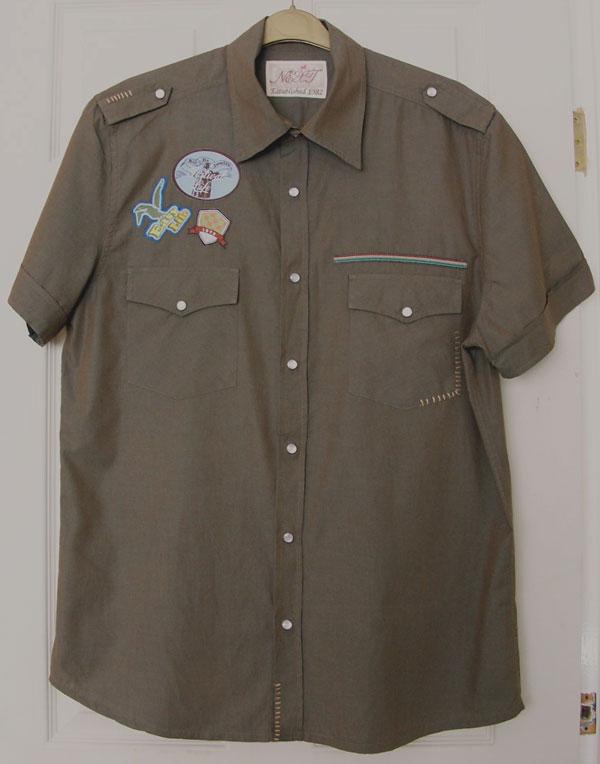 Preview of the first image of GORGEOUS MENS SHORT SLEEVE SHIRT BY NEXT SZ XL B8.