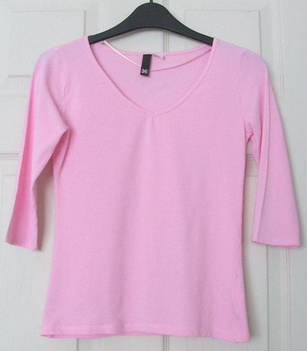 Preview of the first image of GORGEOUS LADIES PINK TOP BY H&M SZ 36 B13.