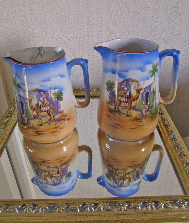 Preview of the first image of 2 Vintage Winterton Jugs - Camel design.