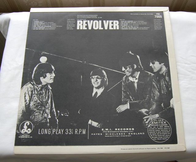 Image 2 of WANTED BEATLES REVOLVER MONO SLEEVE ONLY