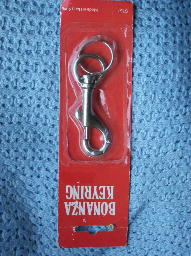 Image 2 of Belt-loop keyring new in pack - 2 available