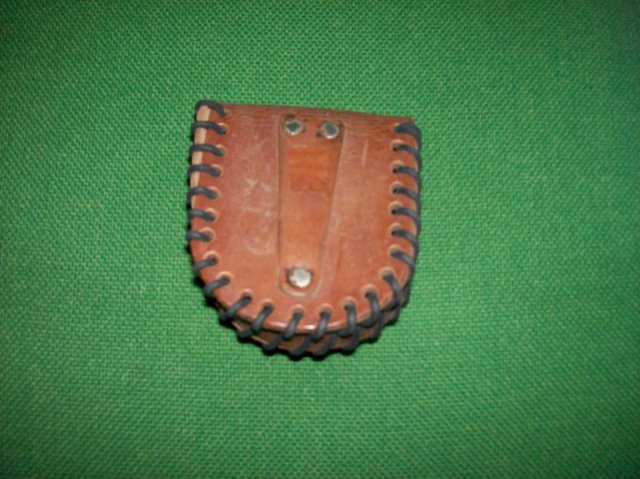 Image 3 of Brown Leather Belt Purse Type.