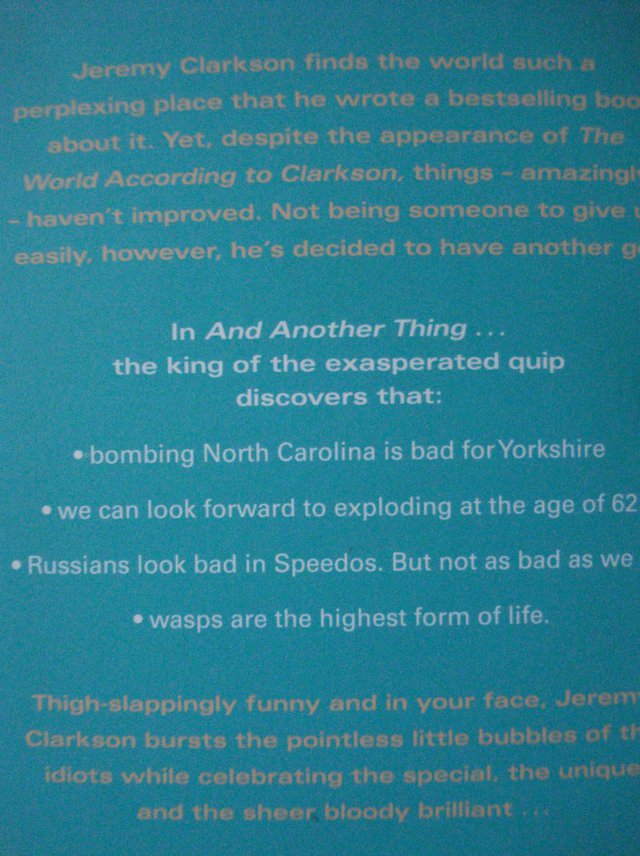 Image 2 of WORLD ACCORDING TO CLARKSON Vol 2 And Another Thing CLARKSON