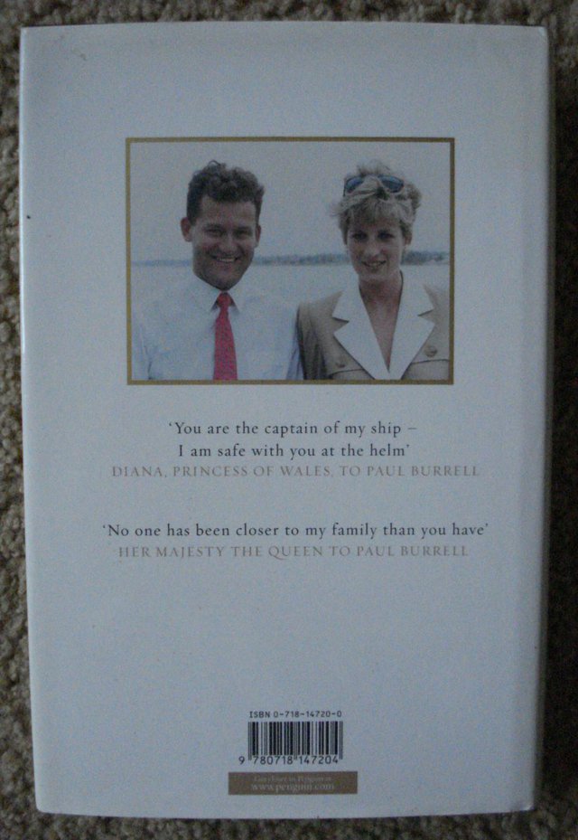 Image 2 of A ROYAL DUTY - by PAUL BURRELL (PRINCESS DIANA) Worth £17.99