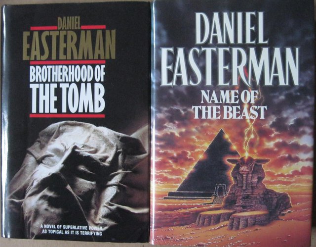 Preview of the first image of Daniel Easterman hardback books.