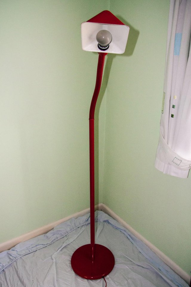 Preview of the first image of Retro 80'sRed Standard Lamp.