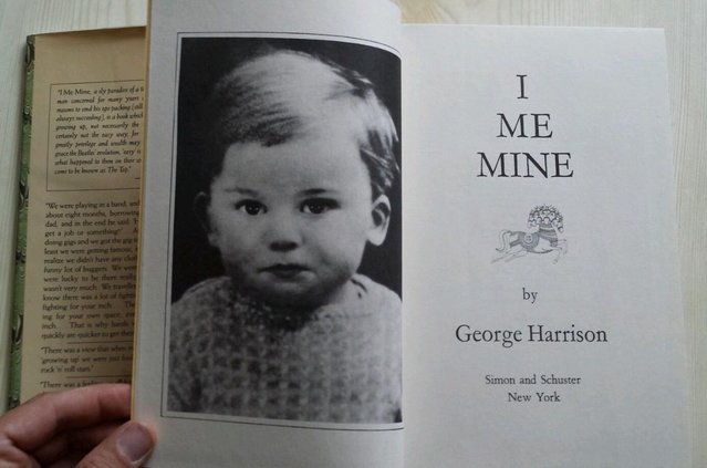 Image 2 of George Harrison " I Me Mine" Rare Hard Back Book