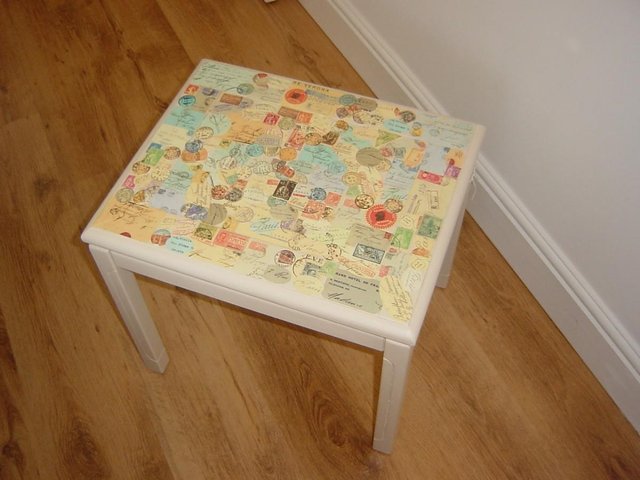Image 2 of Pretty Hand Decorated Coffee/Side Table