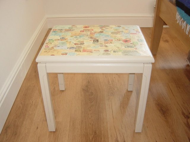 Image 3 of Pretty Hand Decorated Coffee/Side Table