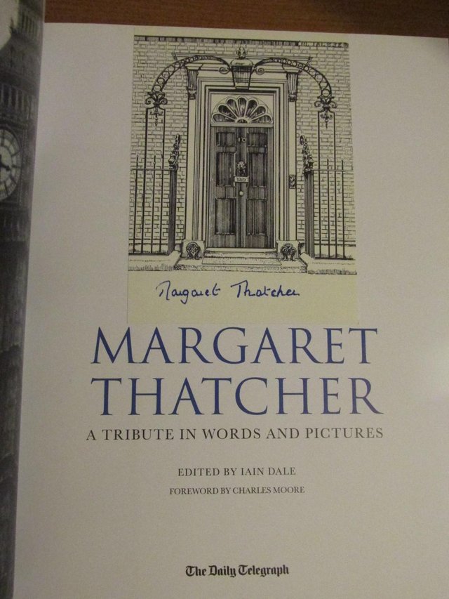 Preview of the first image of Margaret Thatcher: A Tribute in Words and Pictures HAND SIGN.