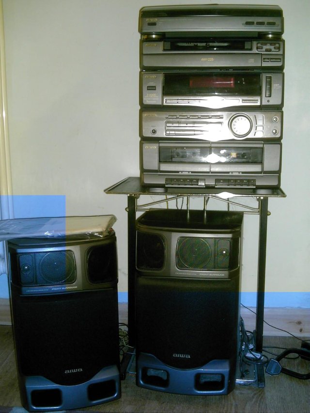 Preview of the first image of Aiwa stacked stereo system.