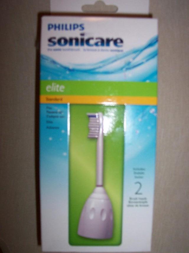 Preview of the first image of Philips Sonicare Elite toothbrush heads - 2 pack.
