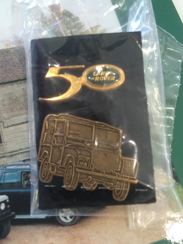 Preview of the first image of Land Rover 50th Anniversary Badges.