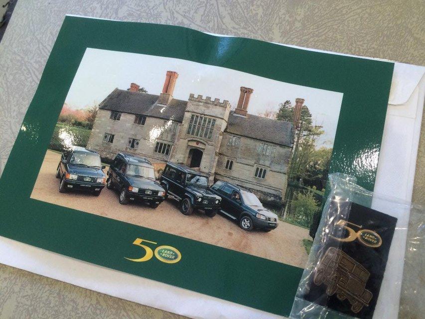 Image 2 of Land Rover 50th Anniversary Badges