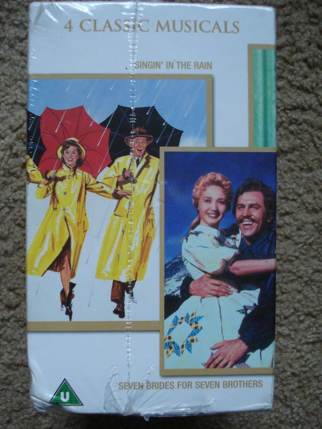 Image 2 of NEW VHS SEALED BOX SET OF 4 CLASSIC ORIGINAL MUSICALS