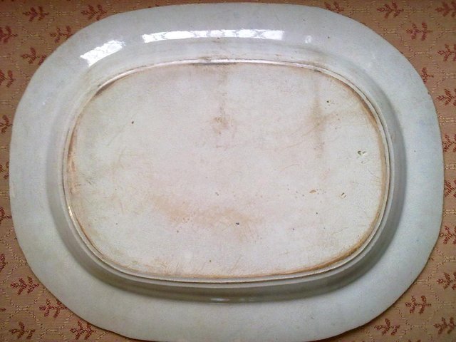 Image 3 of Blue and White willow pattern meat dish
