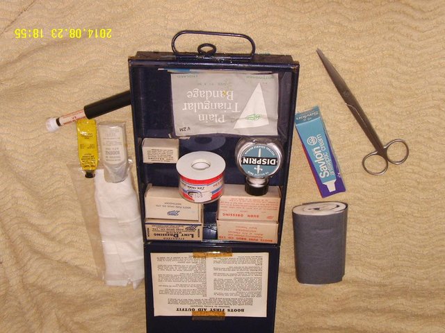 Preview of the first image of Vintage Motorists First Aid Kit (Boots, Nottingham).