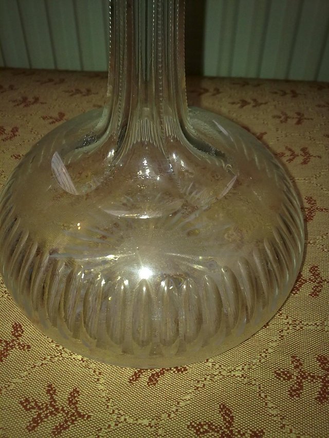 Preview of the first image of Cut glass decanter.