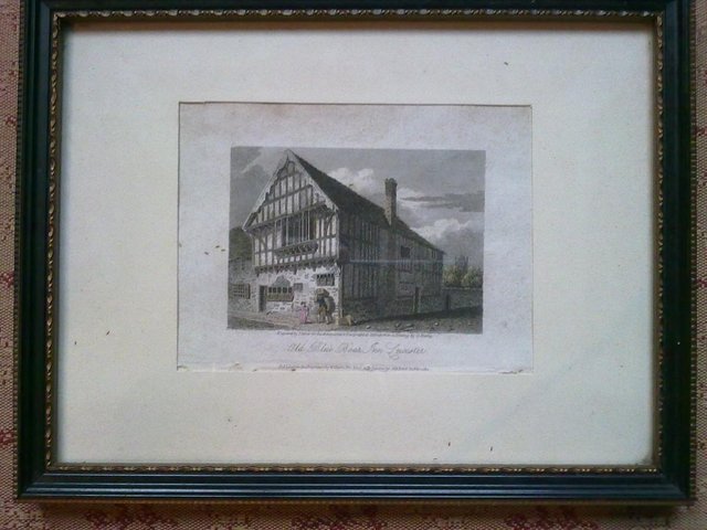 Preview of the first image of Old engraving of Blue Boar Inn.
