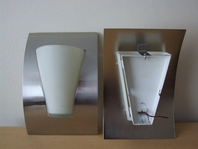 Image 2 of Pair of contemporary wall lights