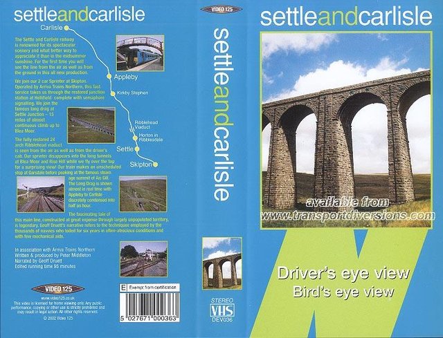 Preview of the first image of Settle and carlisle - a Driver's eye view (Incl P&P).