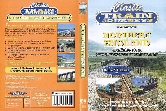 Preview of the first image of Classic Train Journeys Vol.4 Northern England (Incl P&P).