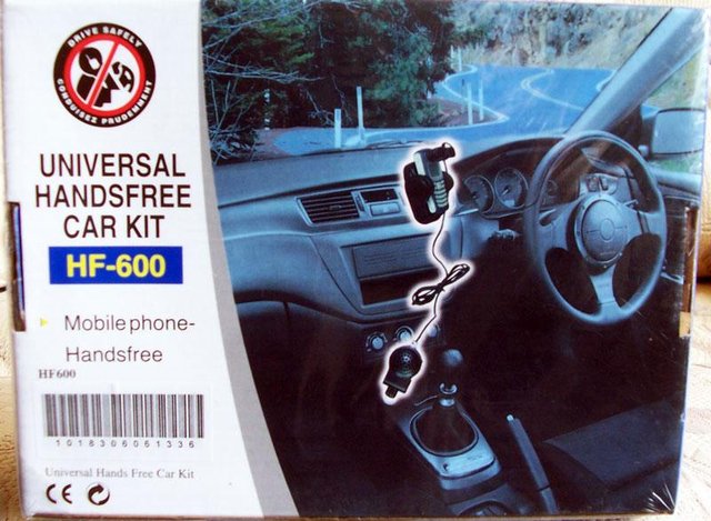 Preview of the first image of Universal Mobile Phone Handsfree car kit - New & sealed.